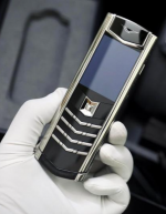 Vertu Signature S Black Alligator Stainless Steel