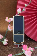 Nokia 8800 Vàng Hồng Da Đen Chính Hãng