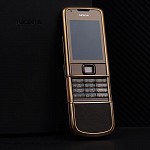 Điện Thoại Nokia 8800 Vàng Hồng da nâu Chocolate Chính Hãng