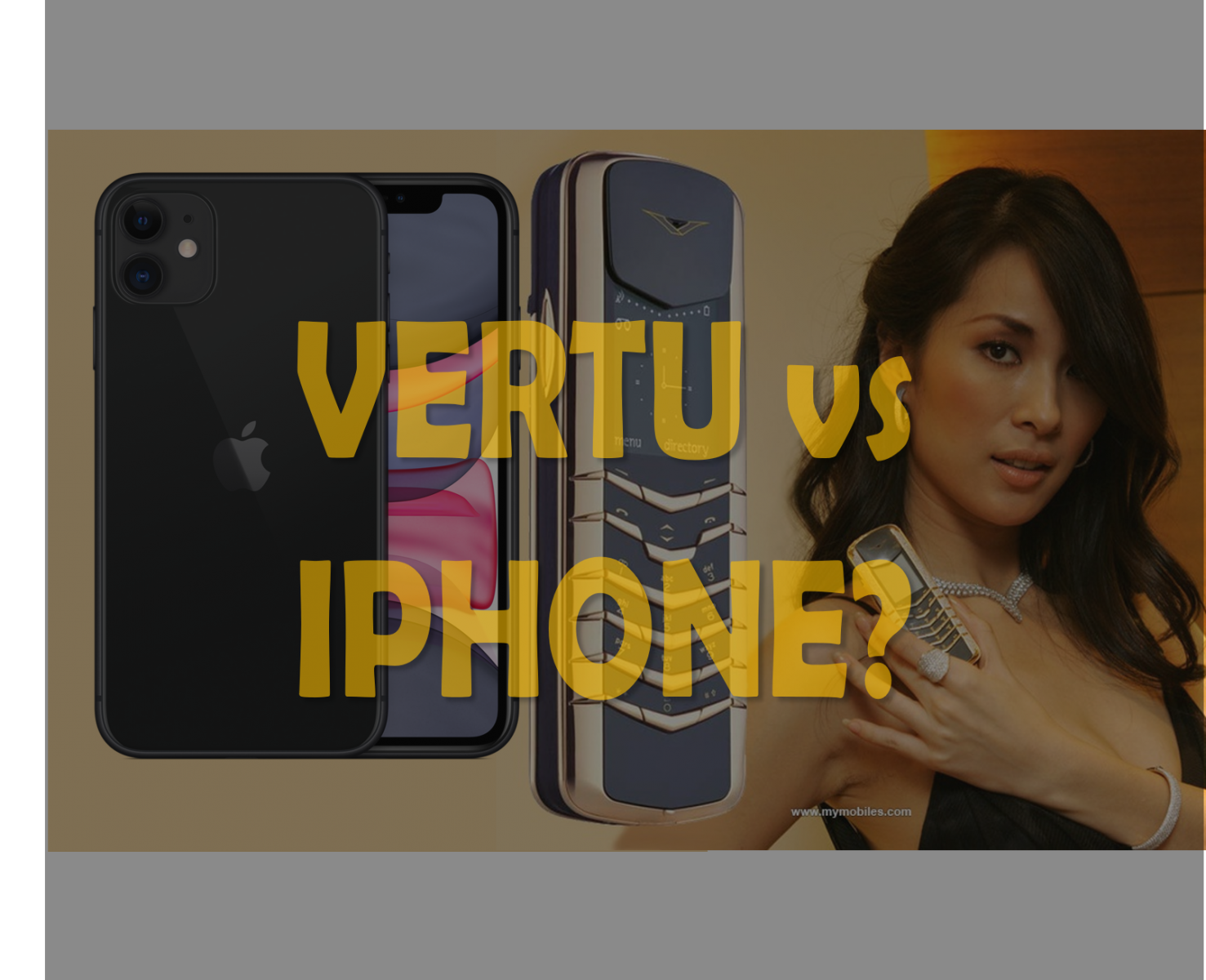 Vertu vs Iphone