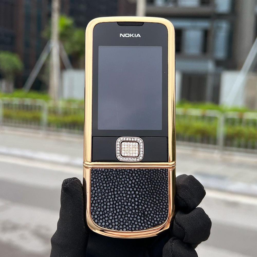Nokia 8800 vàng hồng da cá đuối