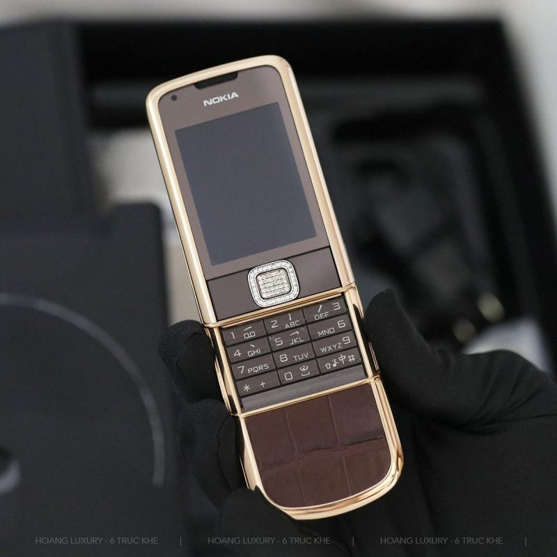 Nokia 8800 vàng hồng da cá sấu